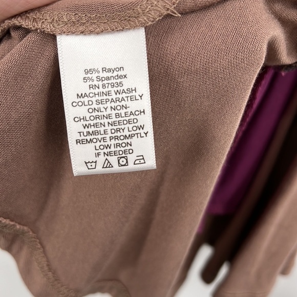 LOGO Lori Goldstein flowy buyer soft cardigan size small pockets lavender - Picture 3 of 8